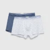 BOXER FLOR AZUL MARINO