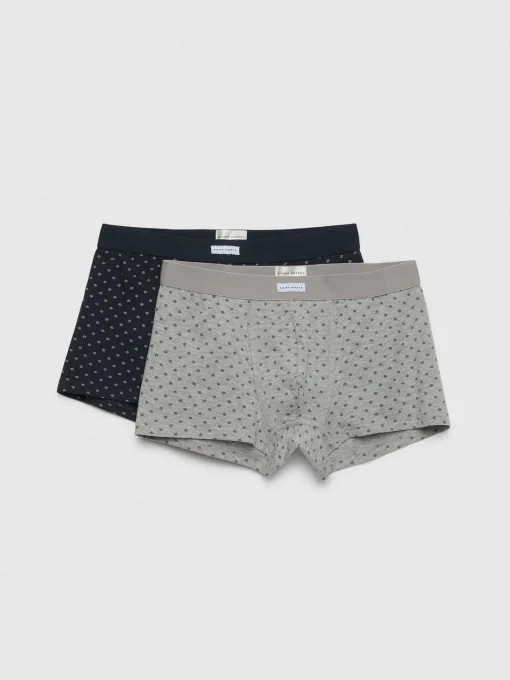 BOXER GRAIN AZUL MARINO
