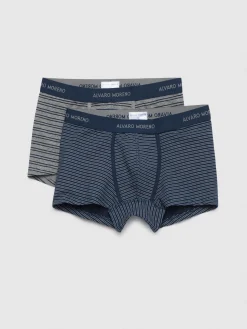 BOXER STRIPES AZUL MARINO
