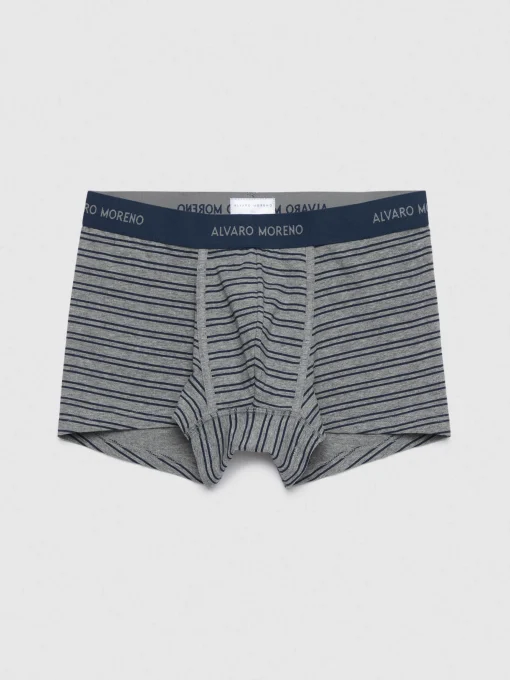 BOXER STRIPES AZUL MARINO