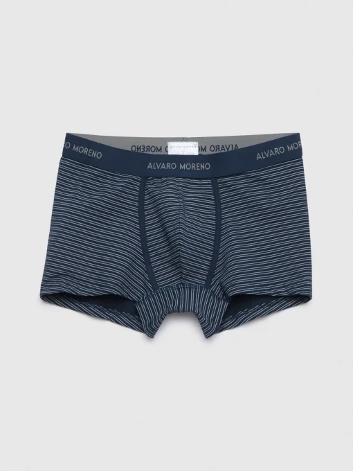 BOXER STRIPES AZUL MARINO