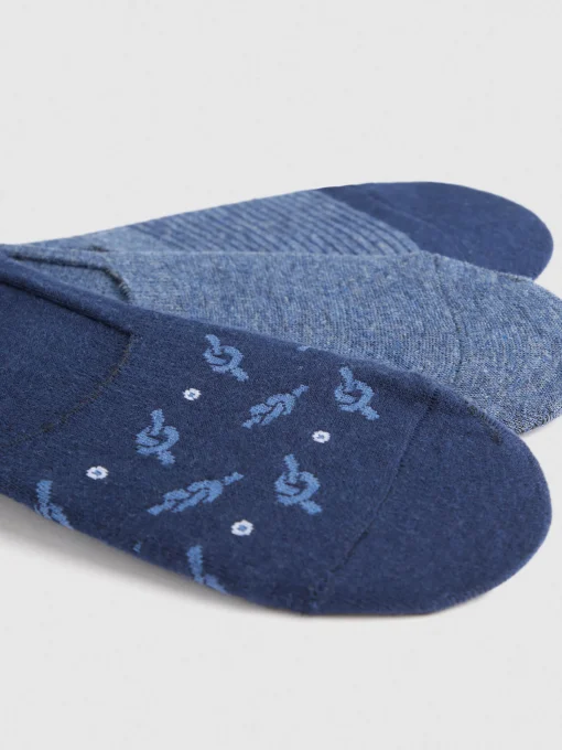 CALCETINES INVISIBLES AZUL