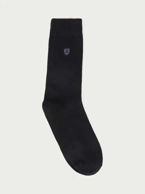 CALCETINES LISOS NEGRO
