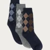 CALCETINES ROMBOS GRIS
