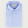 CAMISA COMFORT FIL A FIL AZUL
