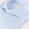 CAMISA COMFORT MICRO CHECKS CELESTE