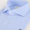CAMISA COMFORT MIL RAYAS CELESTE