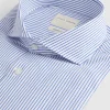 CAMISA COMFORT RAYAS AZUL