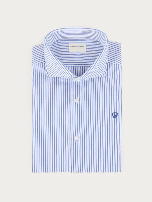 CAMISA COMFORT STRIPES AZUL