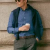 CAMISA DENIM B.DOWN AZUL MARINO