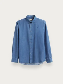 CAMISA DENIM B.DOWN AZUL MARINO
