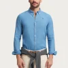 CAMISA DENIM NIDO AZUL