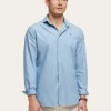 CAMISA DENIM STRUCTURE AZUL