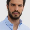 CAMISA ESTRUCTURA DUTTON AZUL