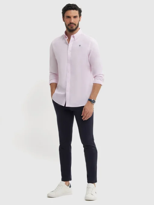 CAMISA ESTRUCTURA DUTTON ROSA