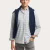 CAMISA FLANNEL CHECKS AZUL MARINO