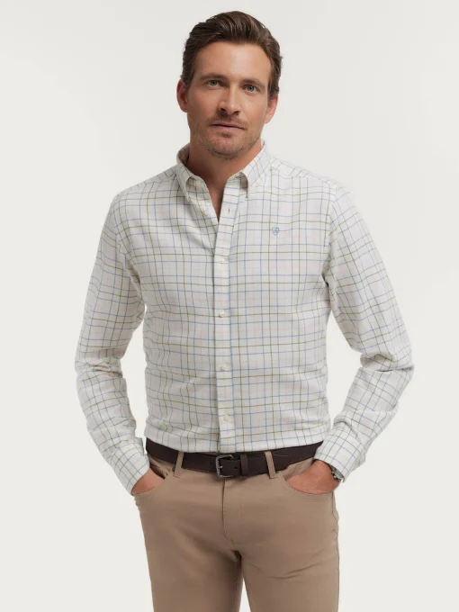 CAMISA FLANNEL CHECKS AZUL