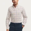 CAMISA FLANNEL CHECKS BURDEOS