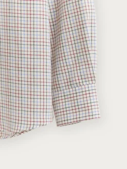 CAMISA FLANNEL CHECKS BURDEOS