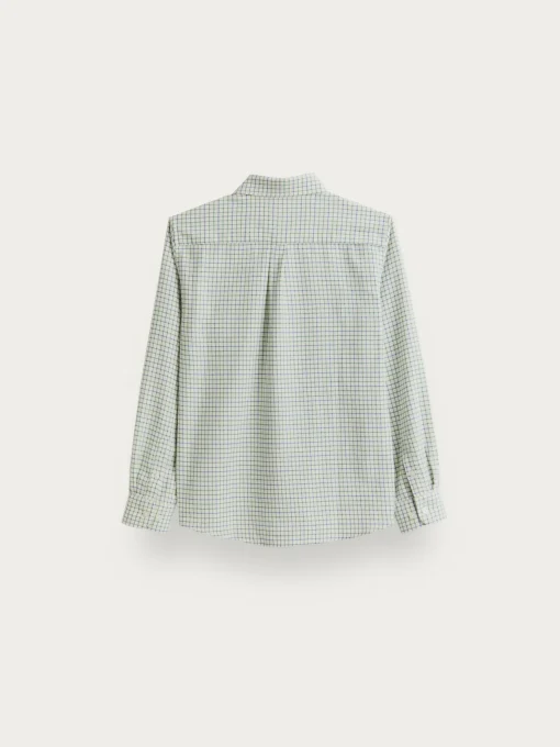 CAMISA FLANNEL CHECKS KIDS VERDE