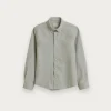 CAMISA FLANNEL TWILL KIDS VERDE