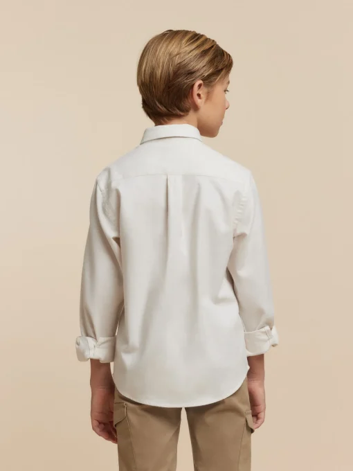 CAMISA FLANNEL TWILL KIDS CRUDO