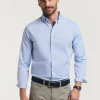 CAMISA MICROESPIGA CELESTE