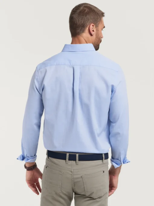 CAMISA MICROESPIGA CELESTE