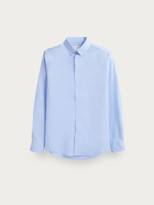 CAMISA MICROESPIGA CELESTE