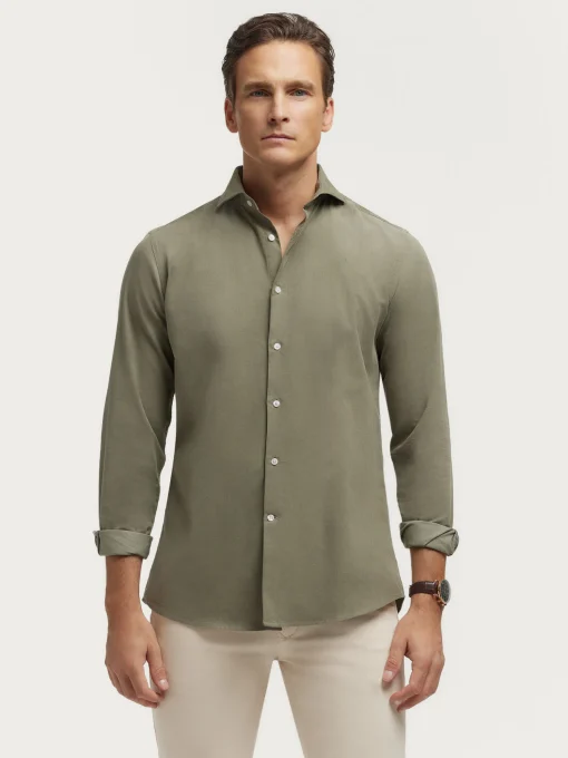 CAMISA MICROPANA JACK VERDE