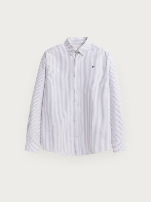 CAMISA OXFORD ASTON BURDEOS