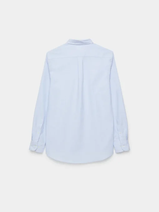 CAMISA OXFORD BASIC CELESTE