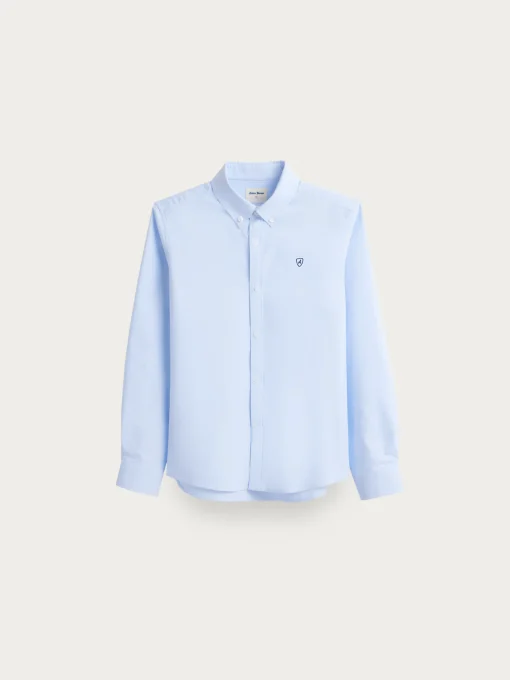 CAMISA OXFORD BASIC KIDS CELESTE