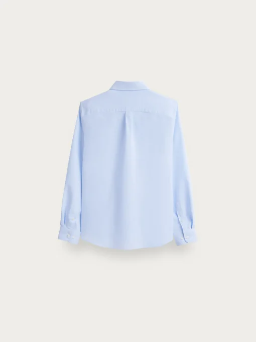 CAMISA OXFORD BASIC KIDS CELESTE