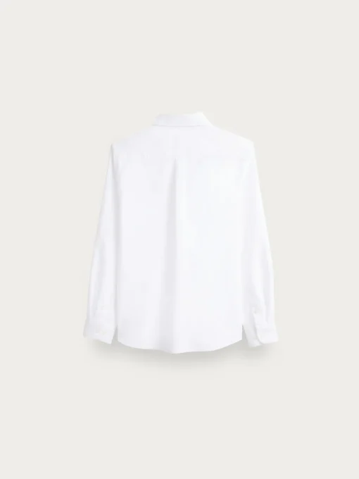 CAMISA OXFORD BASIC KIDS BLANCO