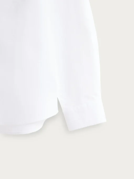 CAMISA OXFORD BASIC KIDS BLANCO