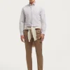 CAMISA OXFORD CLUB BEIGE