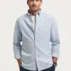 CAMISA OXFORD SOLID AZUL