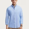 CAMISA OXFORD SOLID AZUL