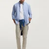 CAMISA OXFORD SOLID AZUL