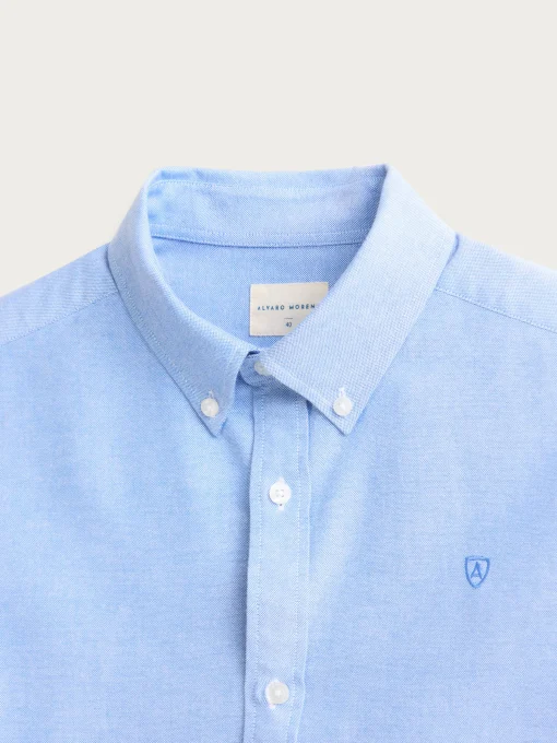 CAMISA OXFORD SOLID AZUL