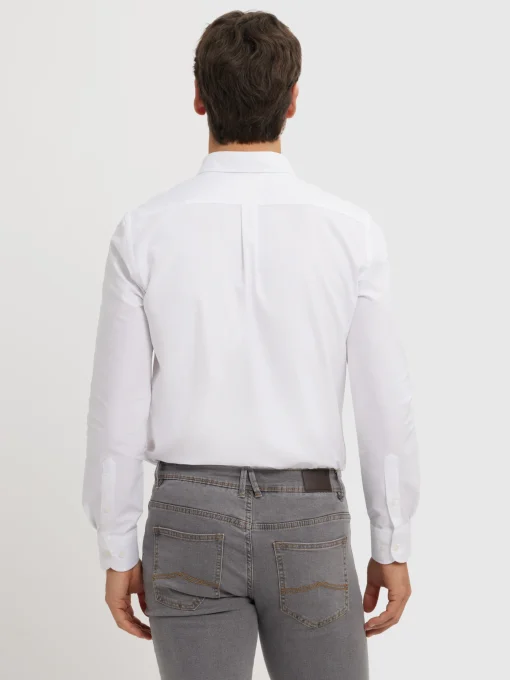 CAMISA OXFORD SOLID BLANCO