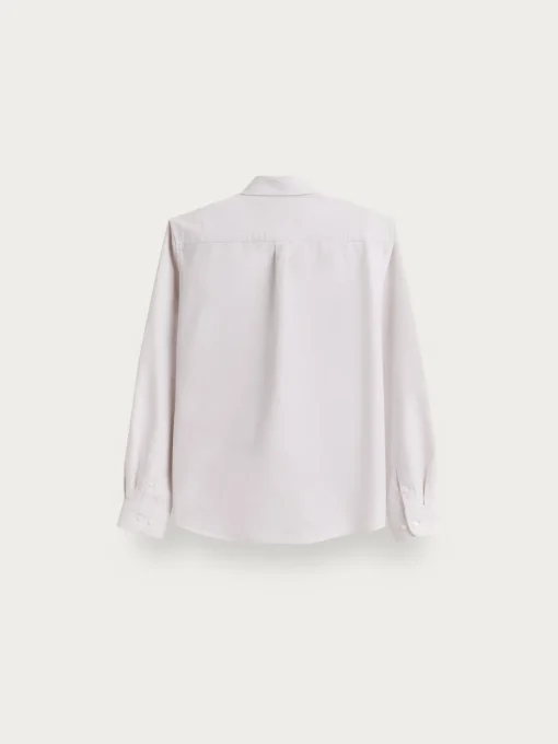 CAMISA OXFORD SOLID KIDS BEIGE