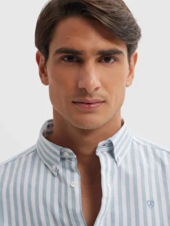 CAMISA OXFORD SUNSET AZUL