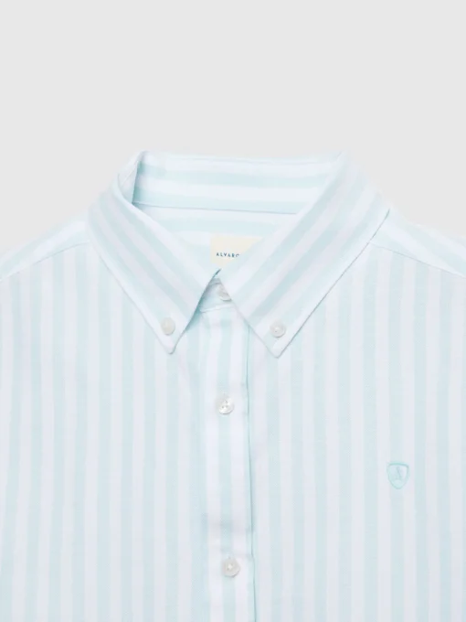 CAMISA OXFORD SUNSET VERDE AGUA