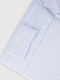 CAMISA P. POINT RAYAS AZUL