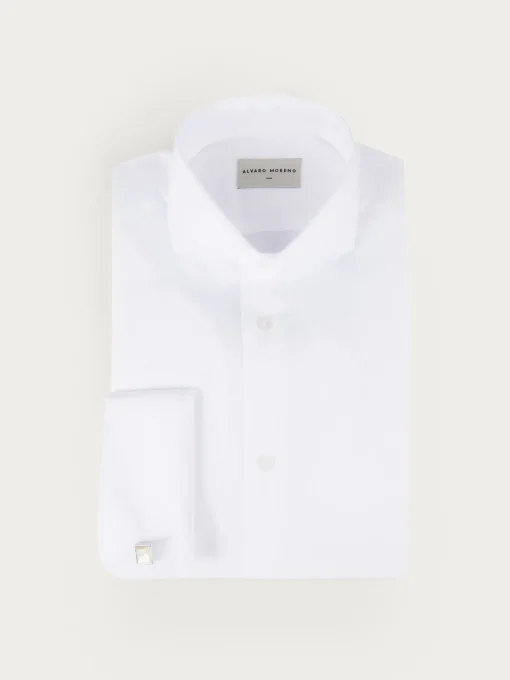 CAMISA PANAMA P.DOBLE BLANCO