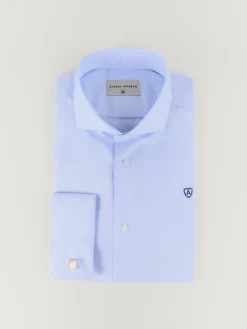 CAMISA PANAMA P.DOBLE CELESTE