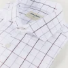 CAMISA POPELIN CUADROS KIDS BURDEOS