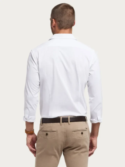 CAMISA PUNTO ELASTICO BLANCO